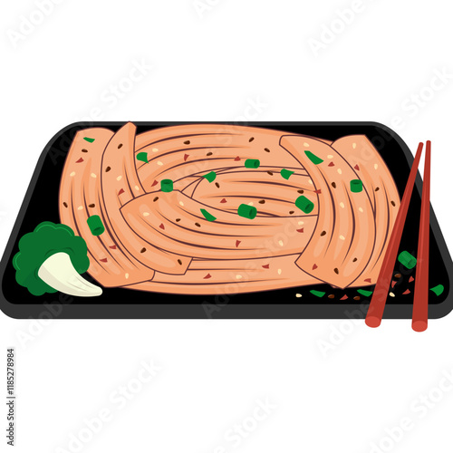 Kimchi Vector Art for Korean Food Lovers
