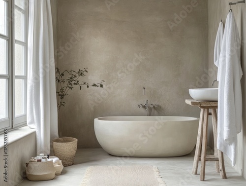 Serene Minimalist Bathroom ...
