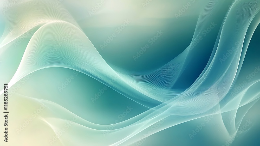 Abstract Teal and White Wave Pattern Background Abstract Teal and White Wave Pattern Background