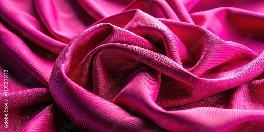 Pink Fabric Texture, Close-up Draped Textile, Diagonal Folds, Fashion Design, Color Material, Rich Pink, Soft Texture Pink Fabric Texture, Close-up Draped Textile, Diagonal Folds, Fashion Design, Color Material, Rich Pink, Soft Texture