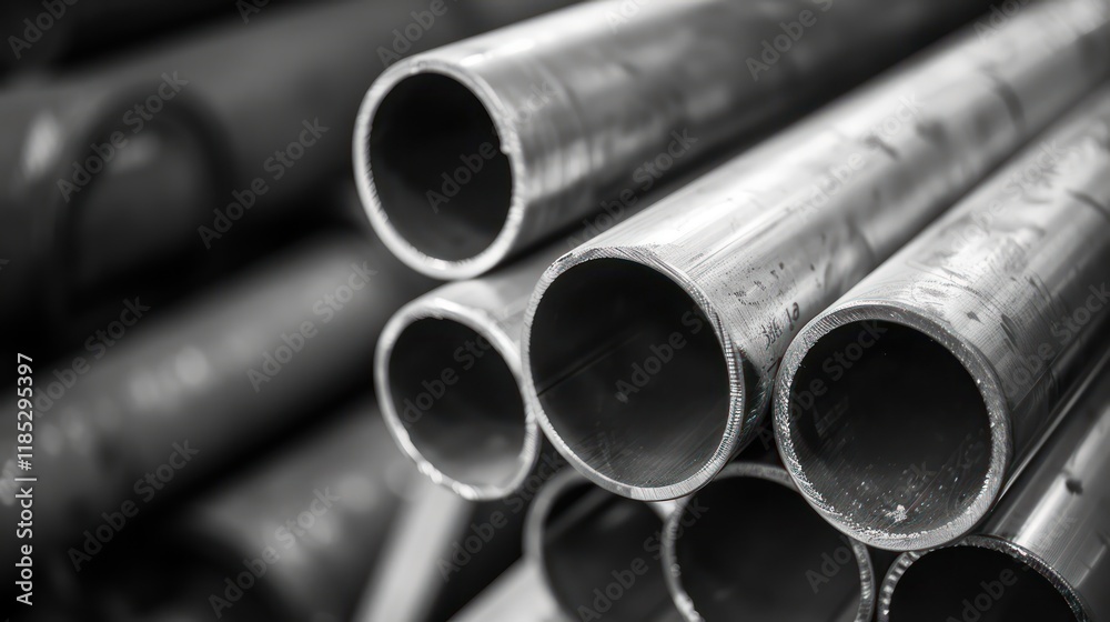Fototapeta premium pile of construction steel and iron details for industry