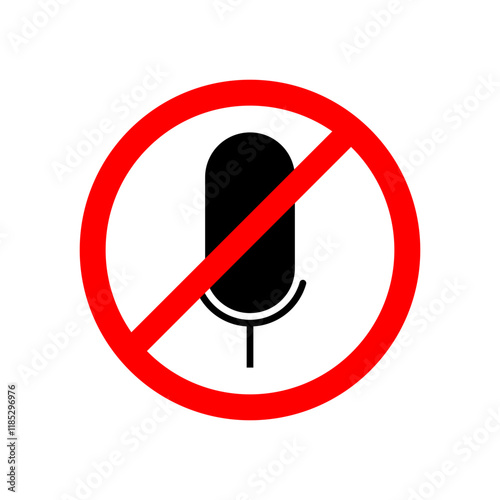 no microphone icon