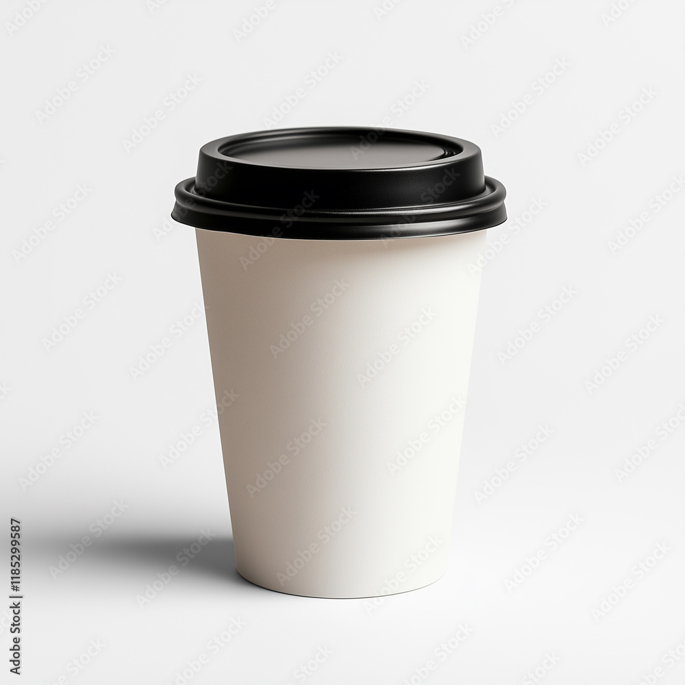 white paper cup