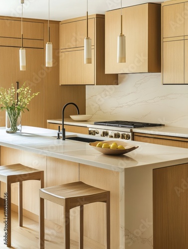 Modern Kitchen Island With ...
