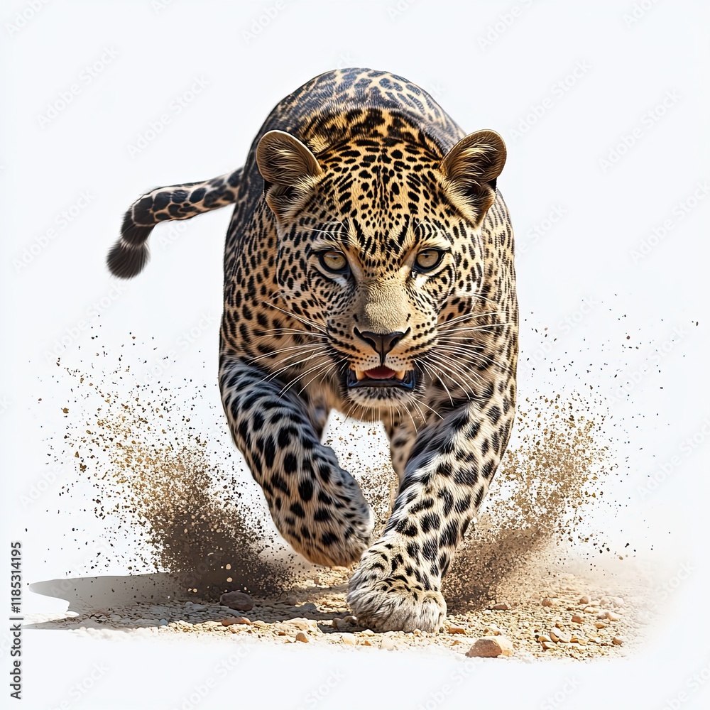Obraz premium Leopard Running