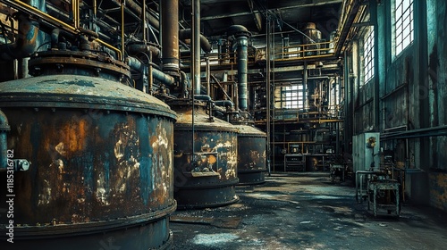 Exploring the Remnants of an Abandoned Factory photo