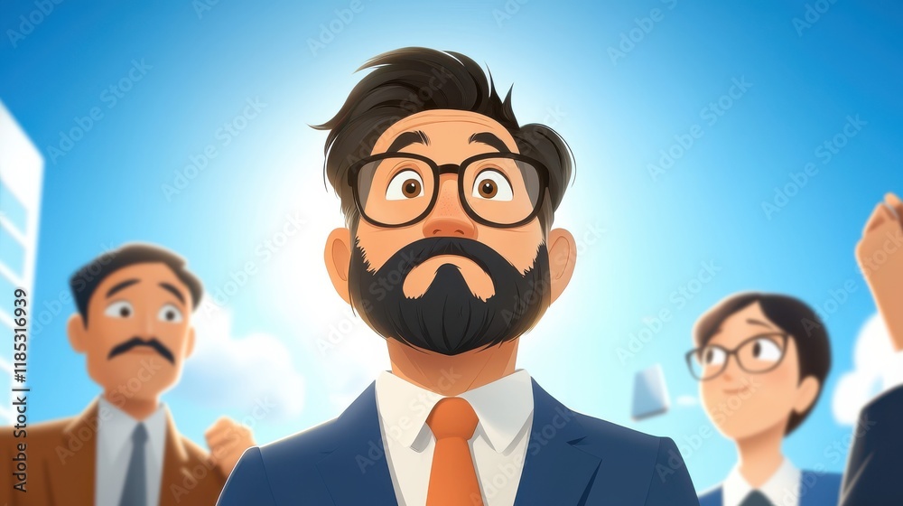 Executive team collaborates in focused strategic planning session outdoors