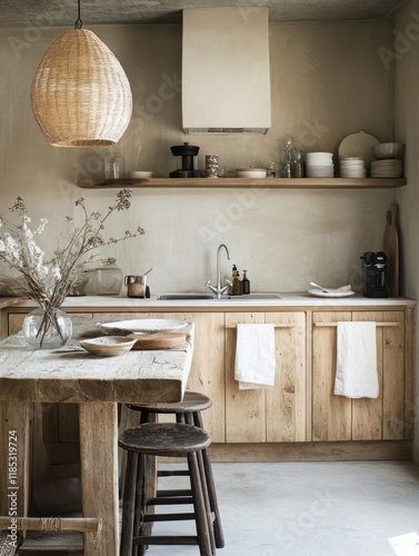 Rustic Kitchen Design With ...