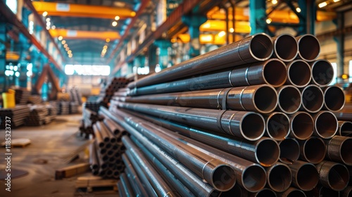 steels and metals on industrial and build