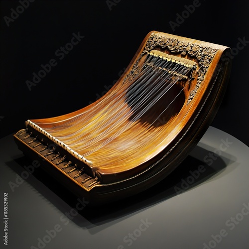 Antique Stringed Musical Instrument: A Glimpse into History photo