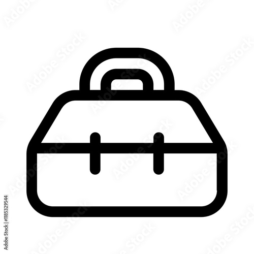 artisan bag icon with line style, perfect for user interface projects