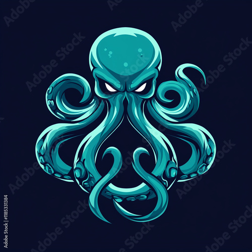 Wallpaper Mural Kraken illustration sports team logo Torontodigital.ca