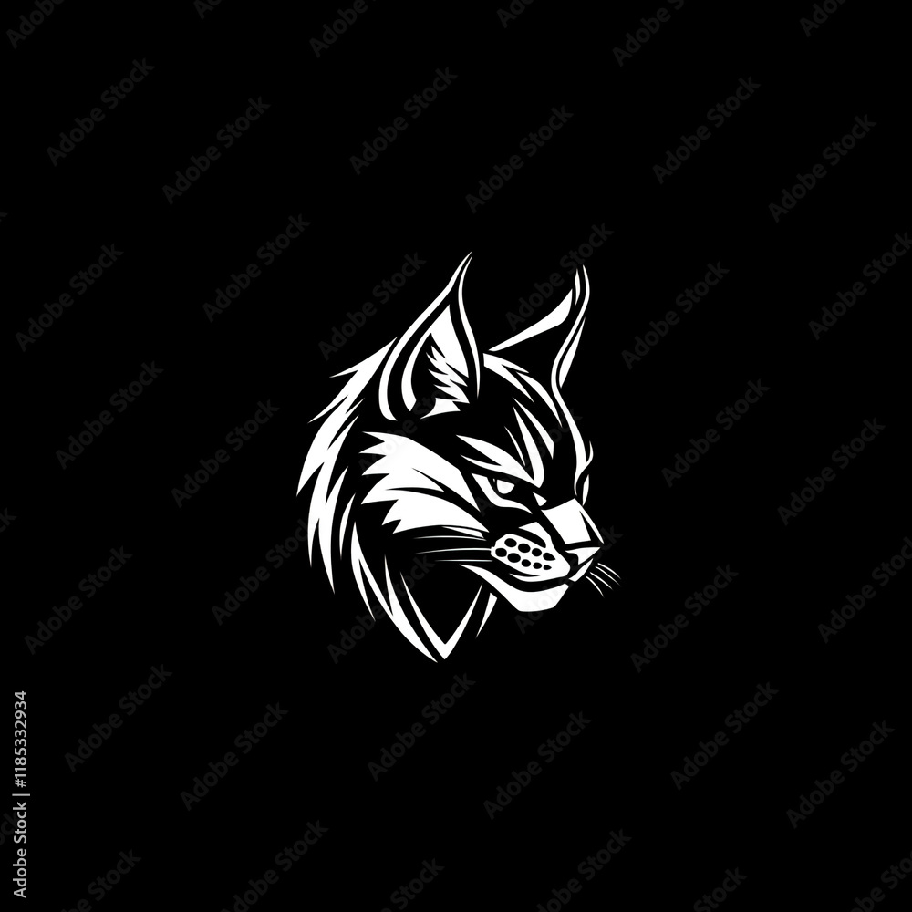 Lynx illustration sports team logo Lynx illustration sports team logo