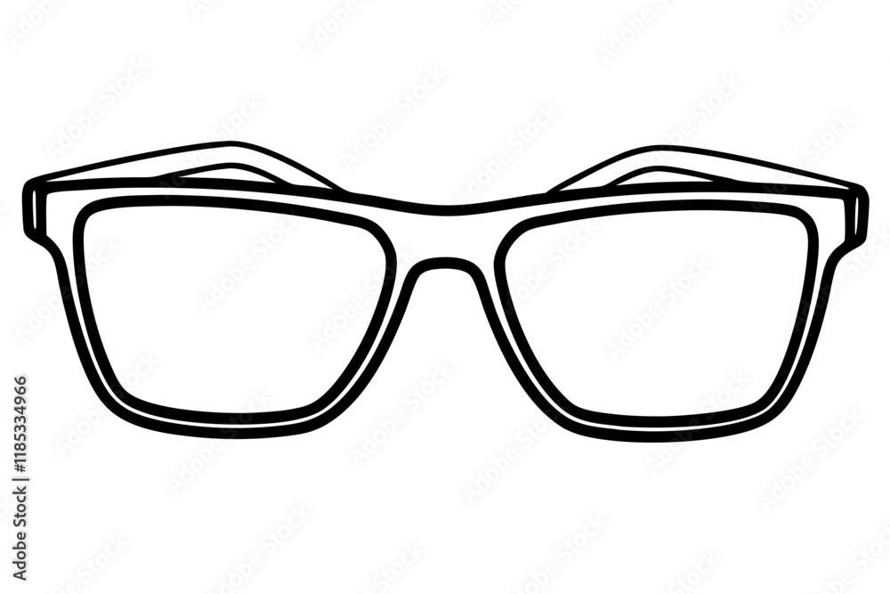 Fototapeta premium sunglasses silhouette vector