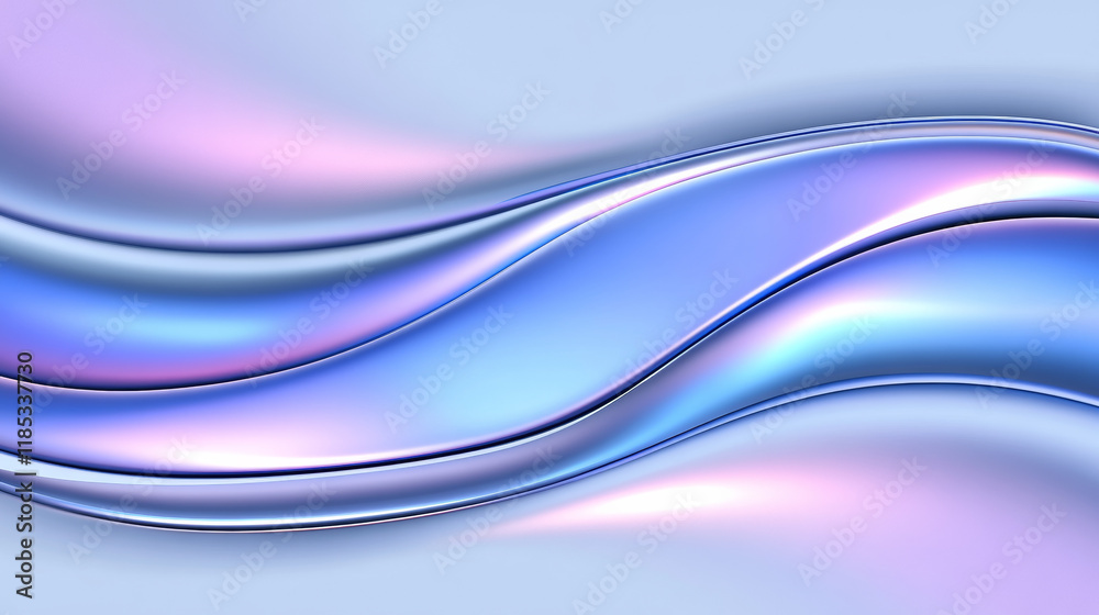 Abstract waves in pastel colors create calming effect Abstract waves in pastel colors create calming effect