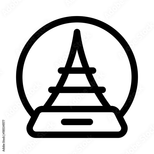 paris toys icon with line style, perfect for user interface projects