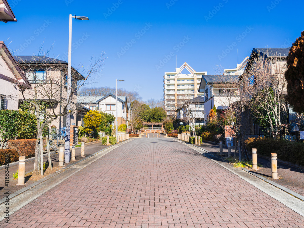 閑静な住宅街 無電柱化タウン