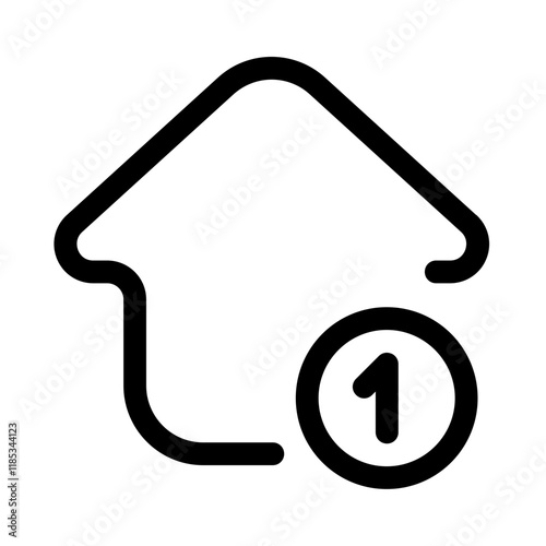 Tableau sur toile first hand icon with line style, perfect for user interface projects