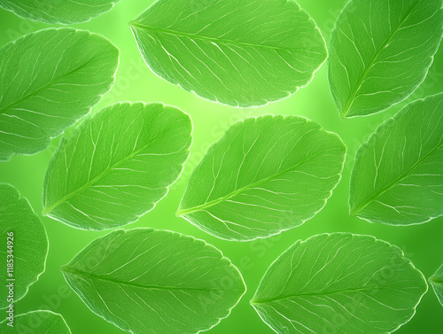 Close-Up Look at Spores on Fern Leaves
