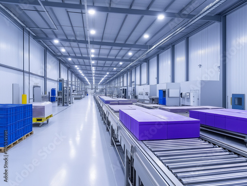 Inside a Spacious Meat Processing Plant Brimming with Production photo