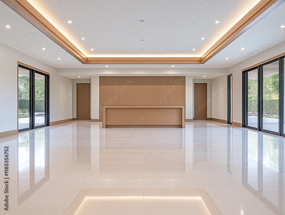 Obraz premium Equipping a Reception Hall with a Custom Welcome Desk