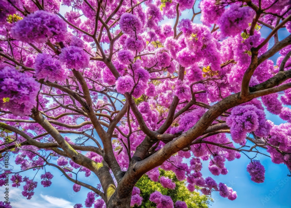 High-resolution images of majestic purple blossom trees; stunning spring floral photography for product use. High-resolution images of majestic purple blossom trees; stunning spring floral photography for product use.