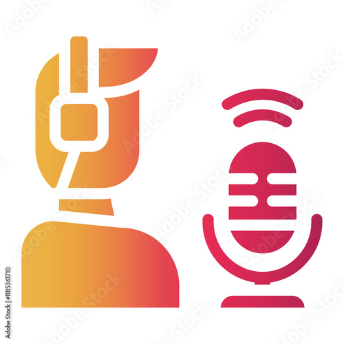 broadcaster Gradient icon