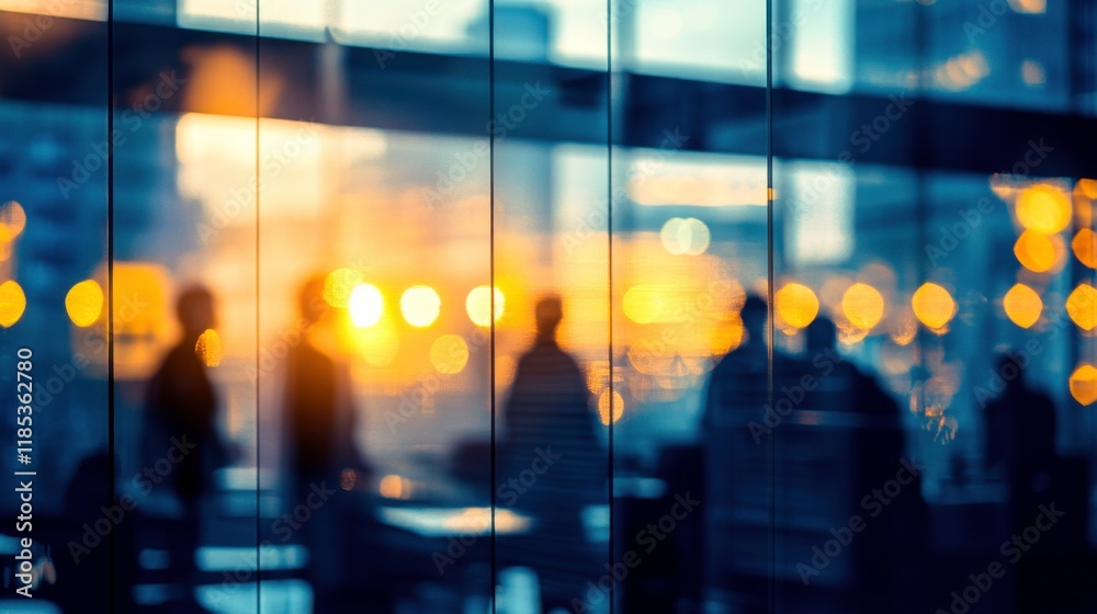 Fototapeta premium Positive Energy in an Urban Workspace Setting