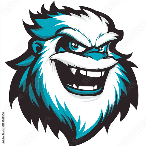 Wallpaper Mural Snowman Yeti illustration sports team logo Torontodigital.ca