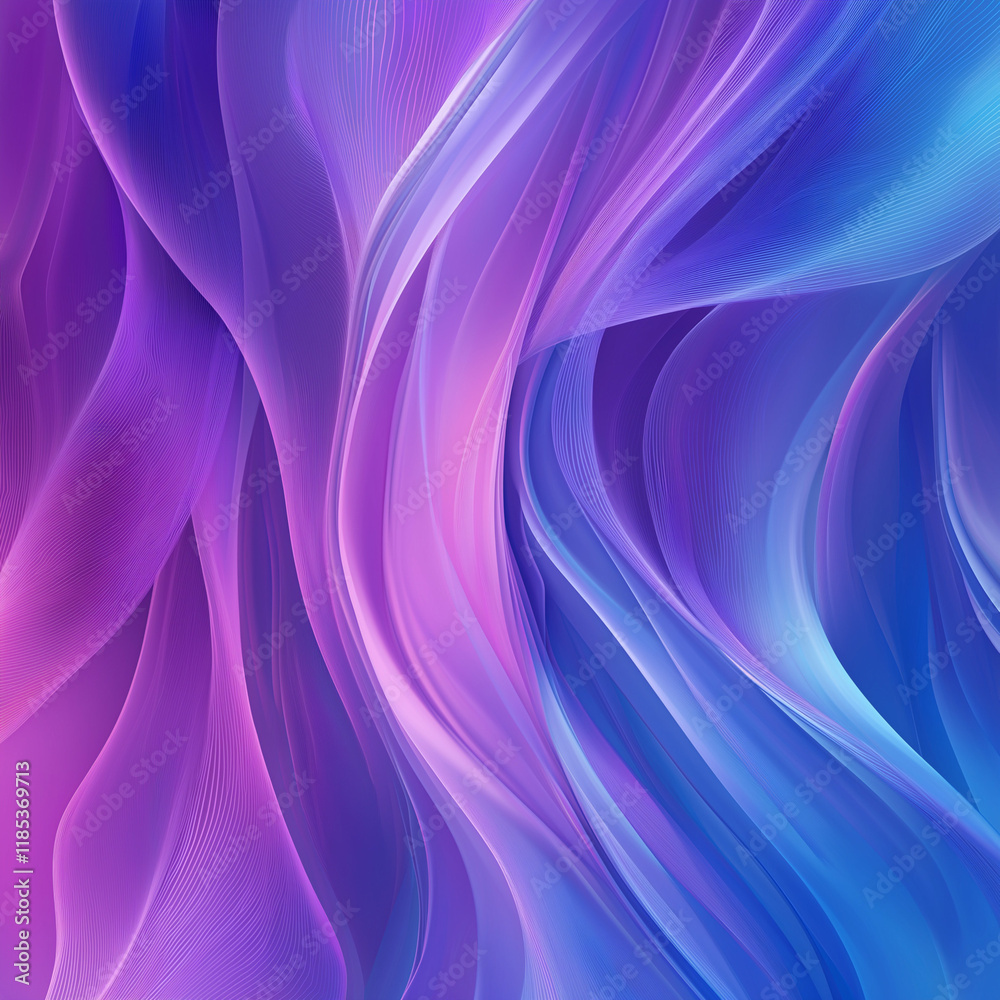 Fototapeta premium Digital Energy Flows Abstract Vibrant