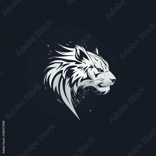 White Tiger illustration sports team logo photo