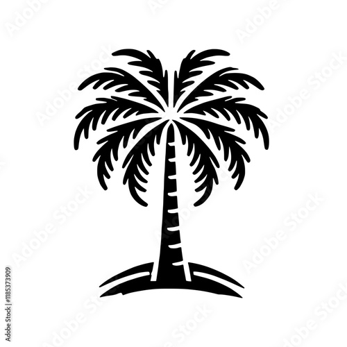 Palm Tree Silhouette:  A simple yet evocative silhouette of a palm tree, symbolizing tropical getaways, summer vibes, and the beauty of nature.  
