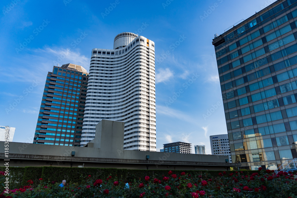 Obraz premium 東京のホテルニューオータニのローズガーデン