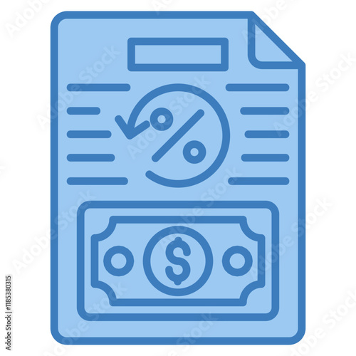 Tax Refund Icon Element For Design