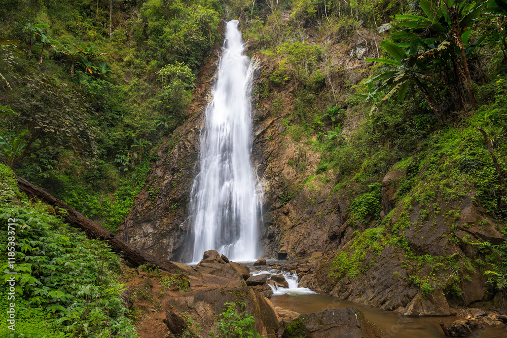 Fototapeta premium Khun Korn Waterfall in northern Thailand