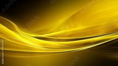Golden Waves Abstract Digit...