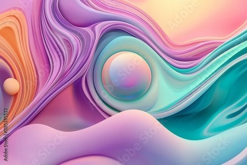 Abstract Fluid Art 3D Paste...