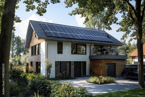Eco-Modern Home Solar Panel...