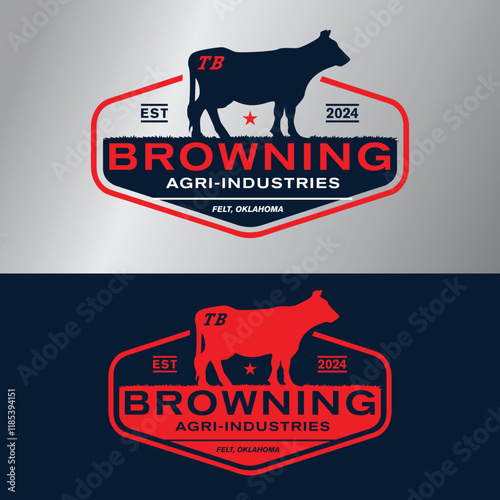 logo for farm corporate. vector logo