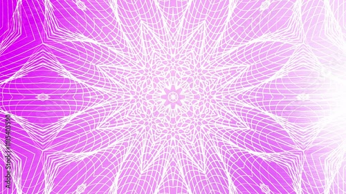 White and Pink Gradient Floral abstract pattern with stars in pink and purple tones, featuring a seamless design and geometric shapes for a vibrant spring or festive backdrop