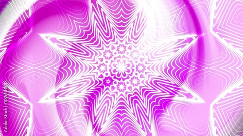 Abstract White and Pink Gradient and purple floral wave pattern with stars seamless vector design