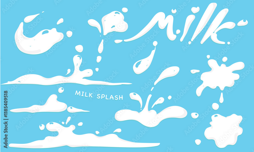 Fototapeta premium milk splash 2025 ok