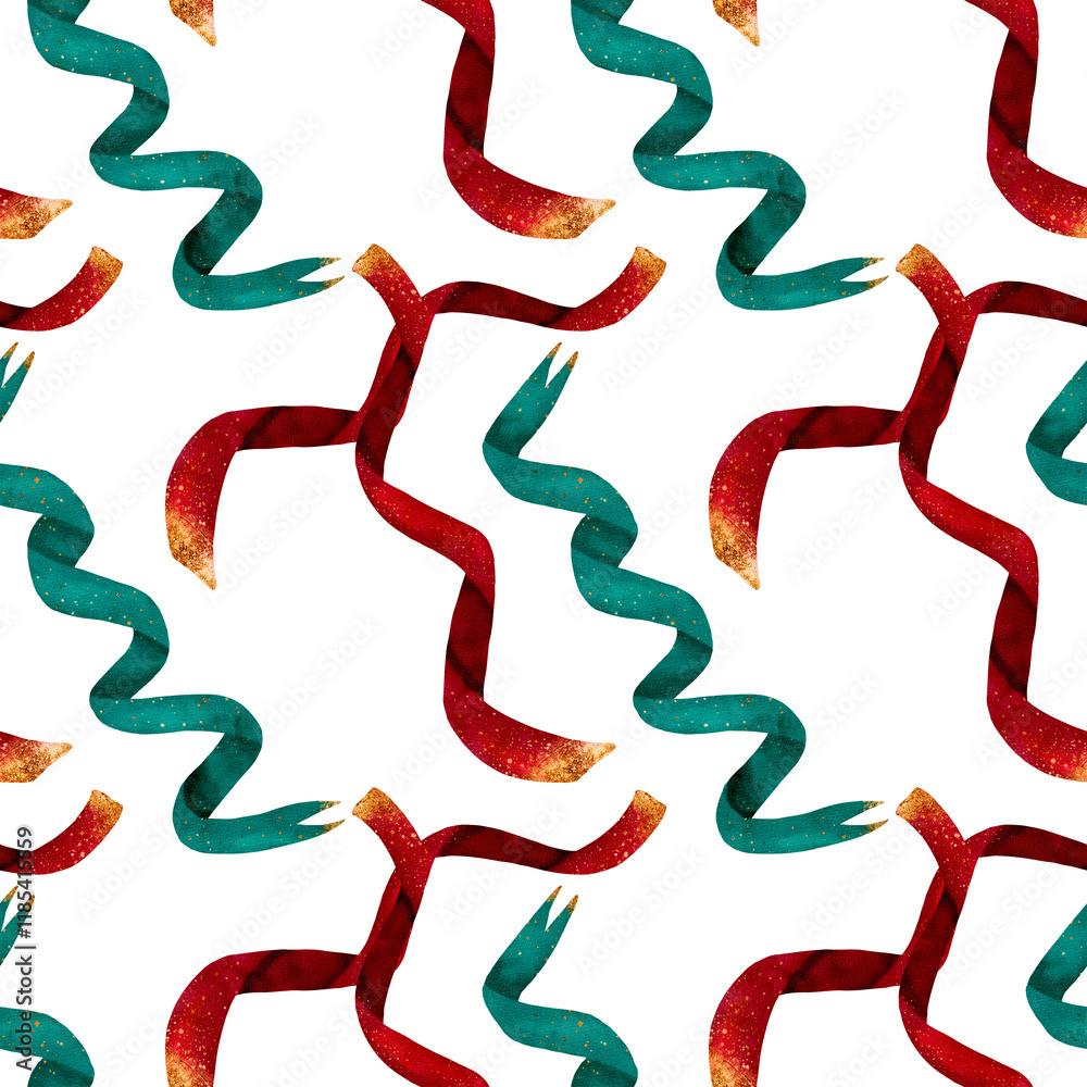 An Abstract Colorful Ribbon Pattern Design that is Ideal for Various Creative Projects An Abstract Colorful Ribbon Pattern Design that is Ideal for Various Creative Projects