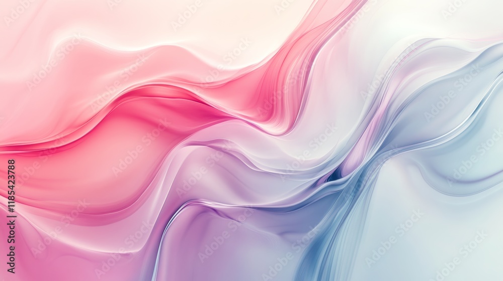 Fototapeta premium abstract white background with gradient color and artistic dynamic line decoration