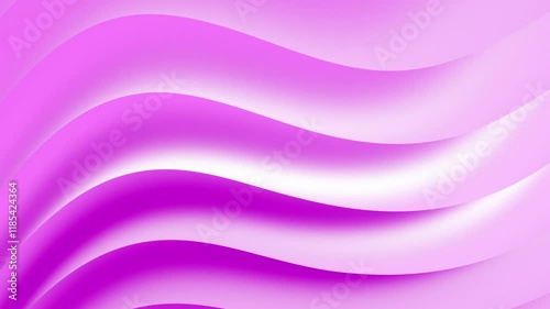 Soft White and Pink Gradient abstract waves with smooth satin texture and gentle curves in a luxurious design