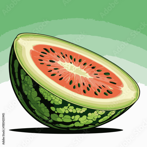 melon vector art for design needs 