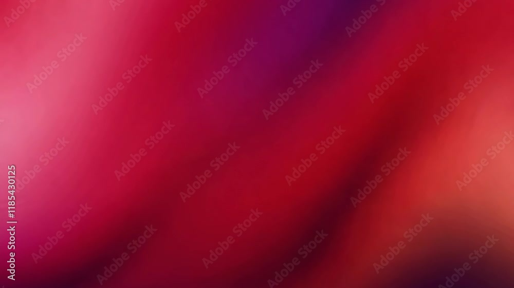 Vibrant Red Flowing Gradient Backdrop with Hues for Endless Loop 4k 60FPS Footage