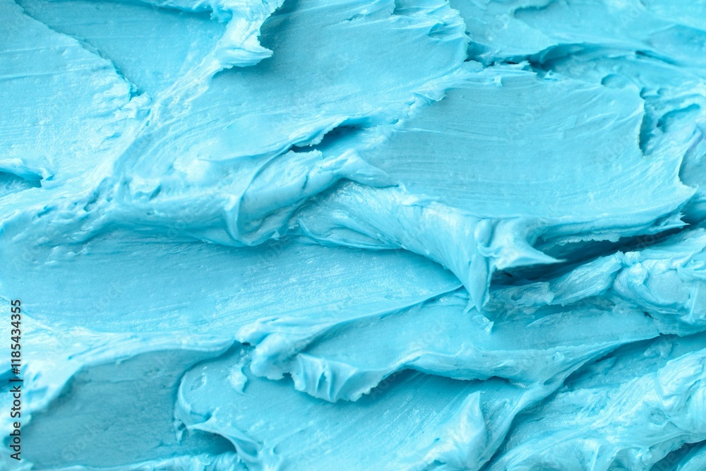 custom made wallpaper toronto digitalBlue gelato texture background, food macro shot