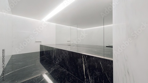 Minimalist Interior Design: A Study in Black and White Marble