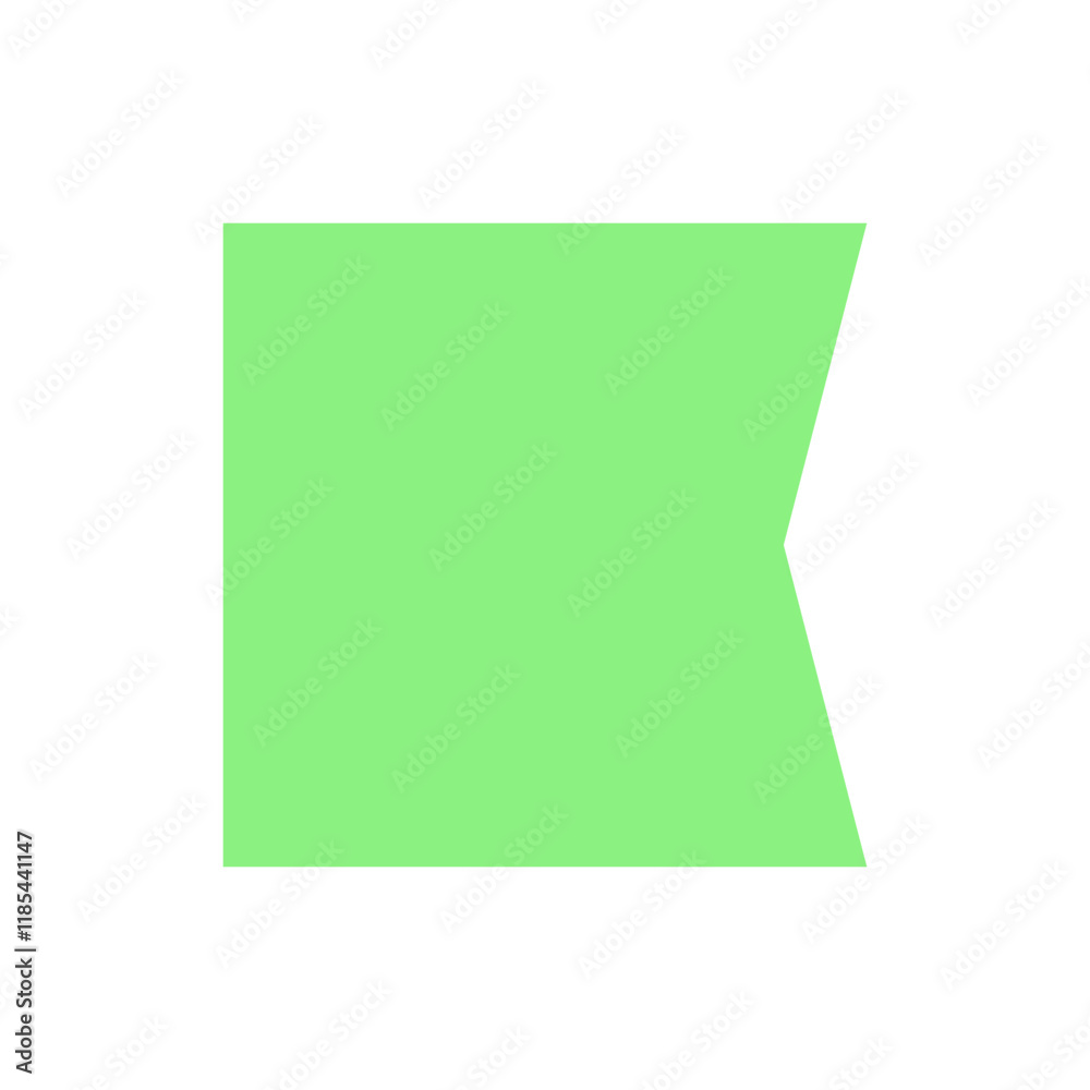 green shape element green shape element